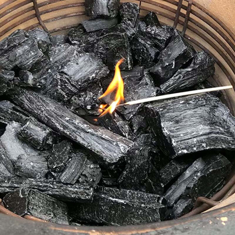 9kg GLÜHGUT | Zündbeschichtete Qualitätsholzkohle | FSC® Zertifiziert | EINFACH - SCHNELL - SICHER von GLÜHGUT